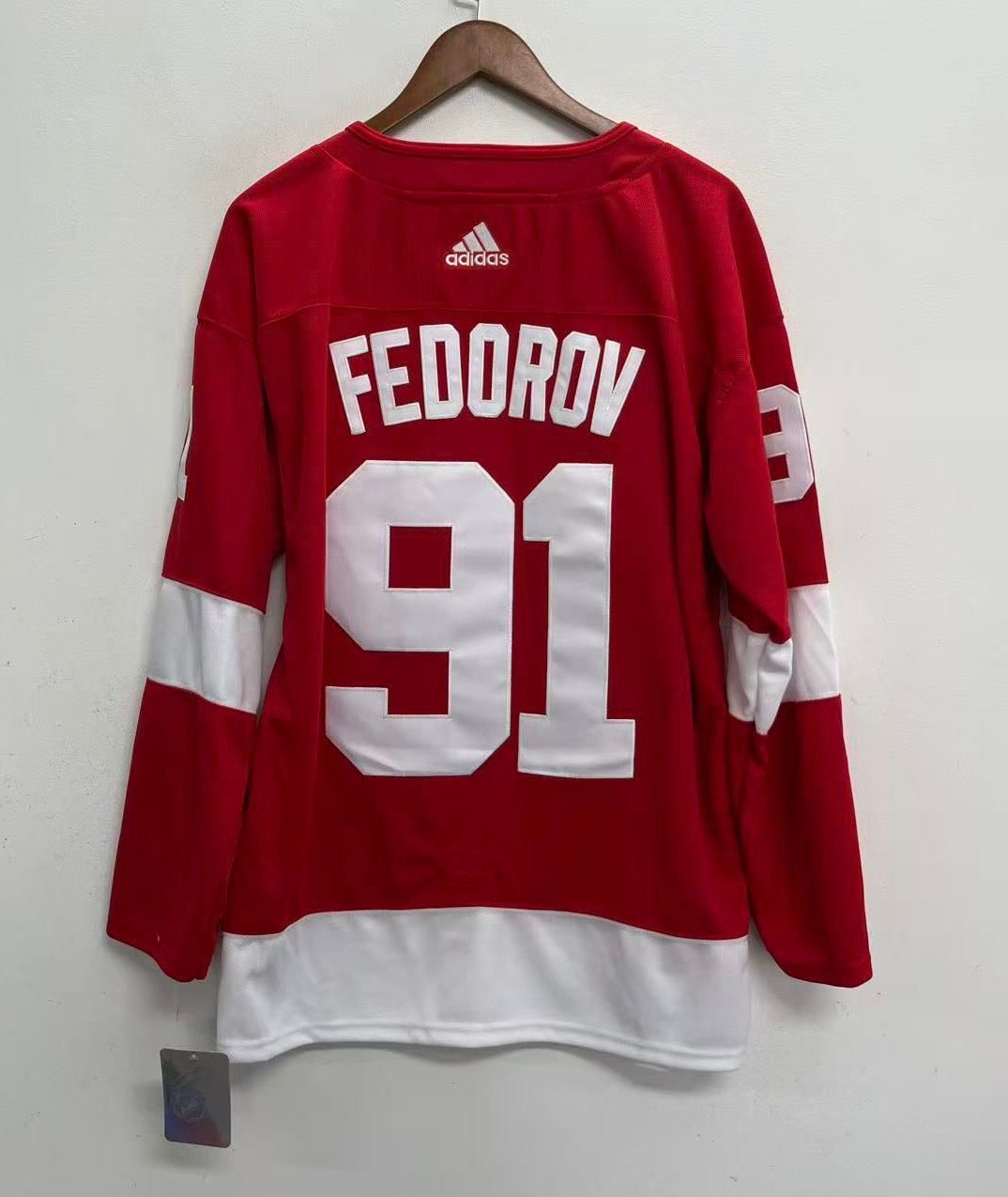 Sergei Fedorov Detroit Red Wings Official NHL Adidas  Jersey