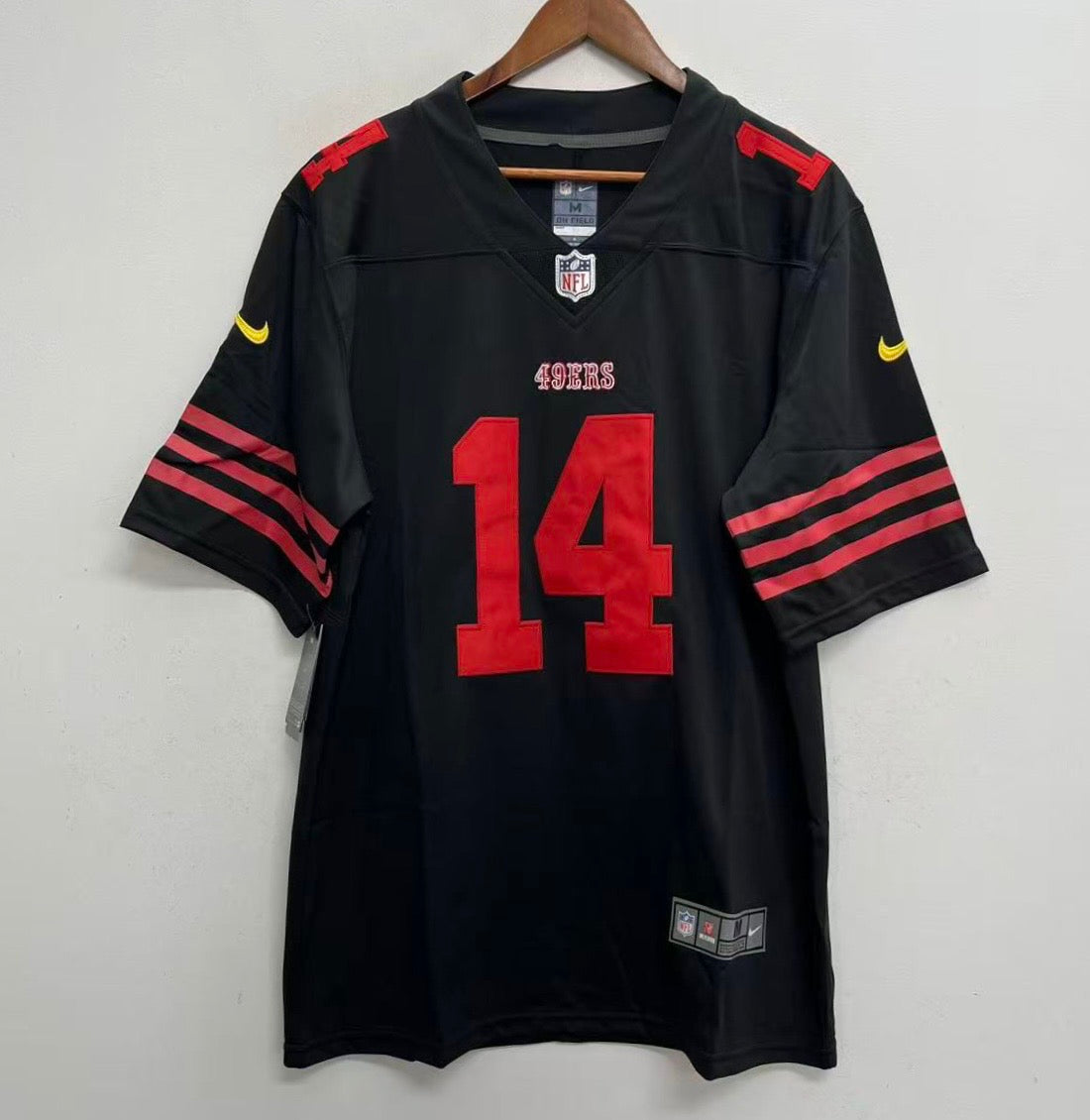 Any name & Number San Francisco 49ers NFL Nike jersey Black
