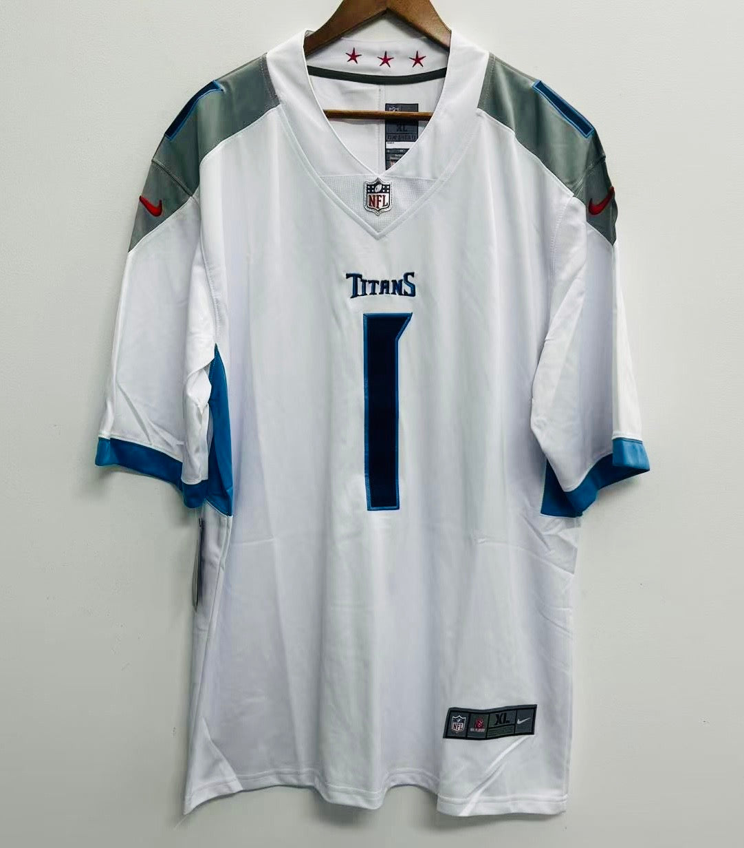 Cam Ward Tennessee Titans Official NFL Nike Jersey White