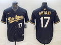 Shohei Ohtani Los Angeles Dodgers Official MLB Nike jersey black