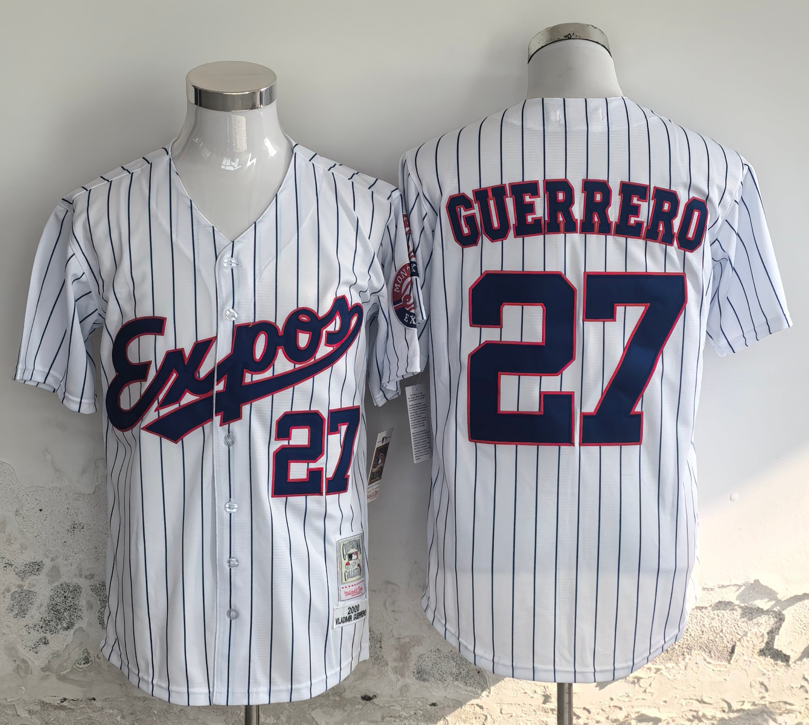 VLADIMIR GUERRERO Montreal Expos Official MLB Mitchell & Ness Jersey White