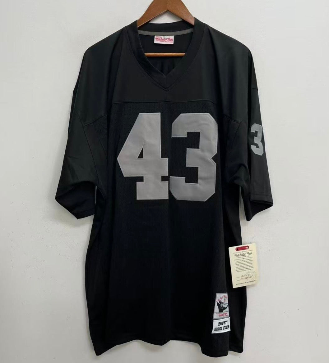 George Atkinson Oakland Raiders Official NFL Mitchell & Ness Jersey