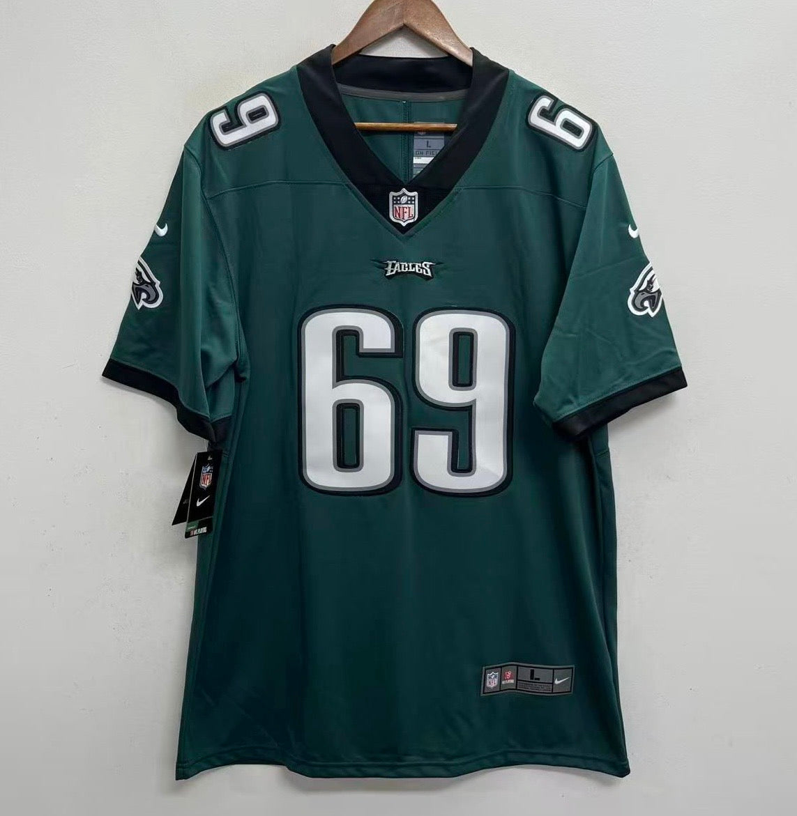 Landon Dickerson Philadelphia Eagles Nike NFL Jersey Green