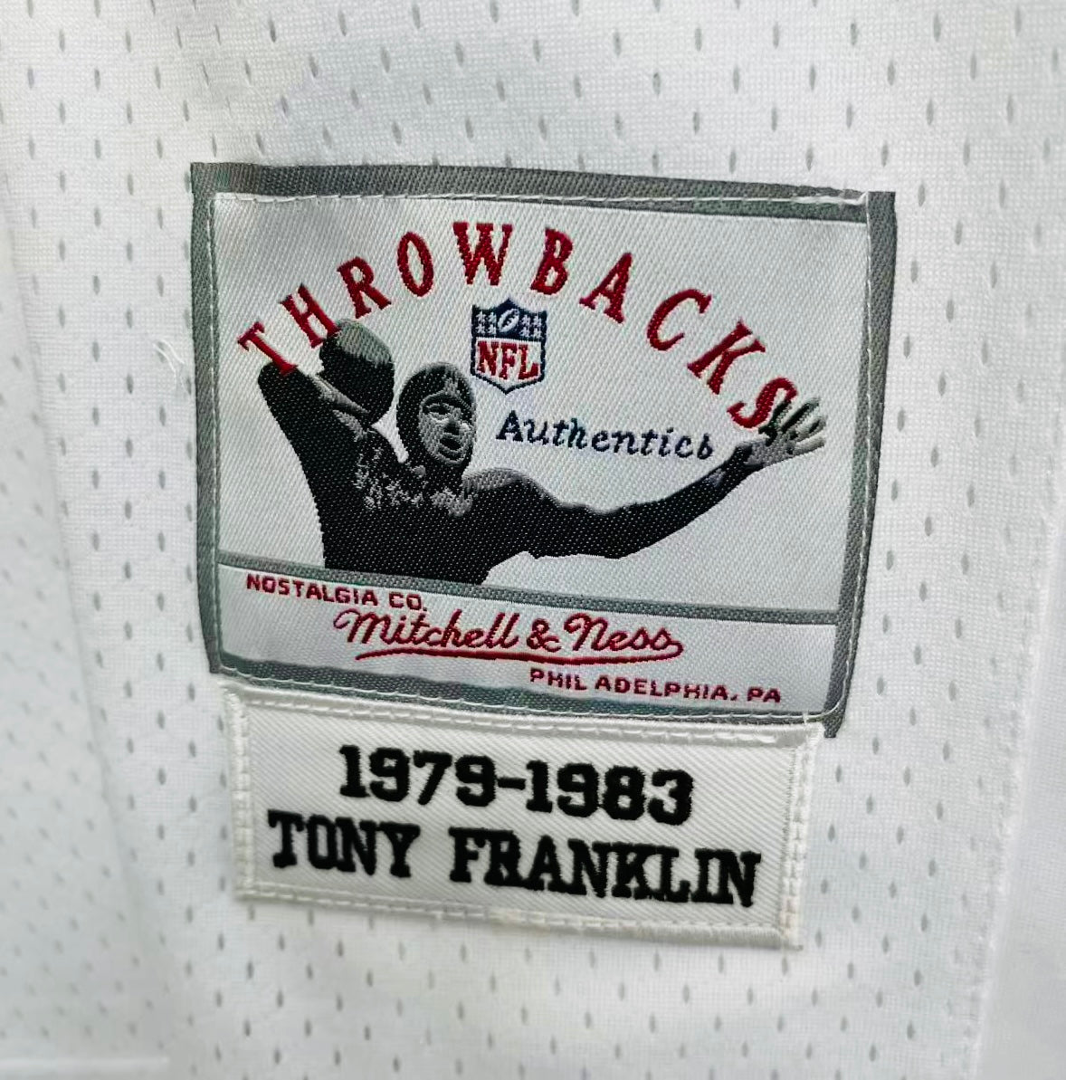 Tony Franklin Philadelphia Eagles Official NFL Mitchell & Ness Jersey