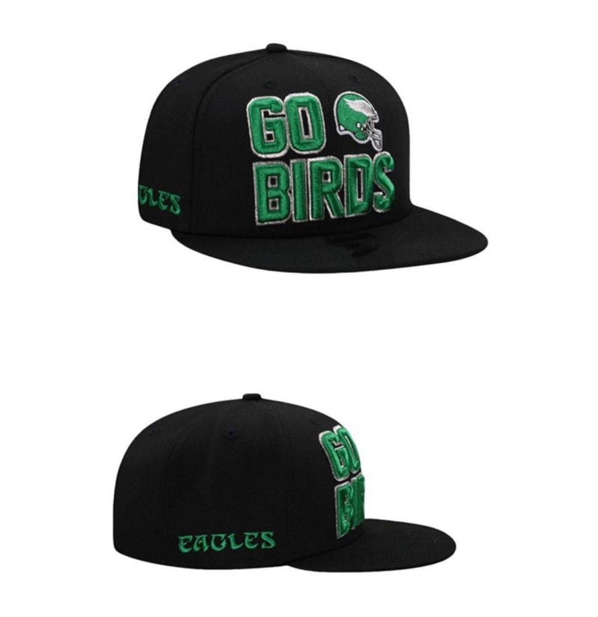 Philadelphia Eagles Official NFL New Era Hat adjustable green Go Birds