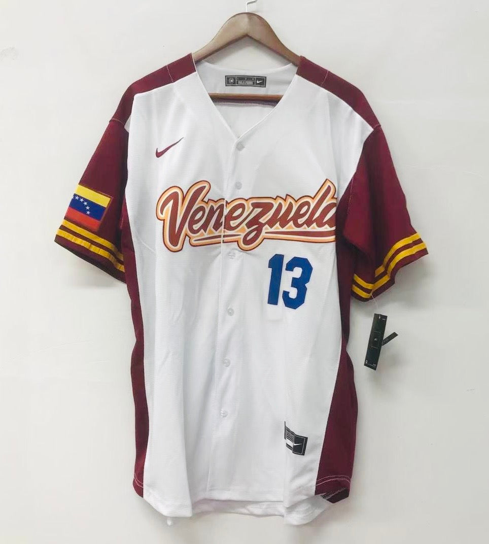 Ronald Acuña Jr. Venezuela Official Nike Jersey