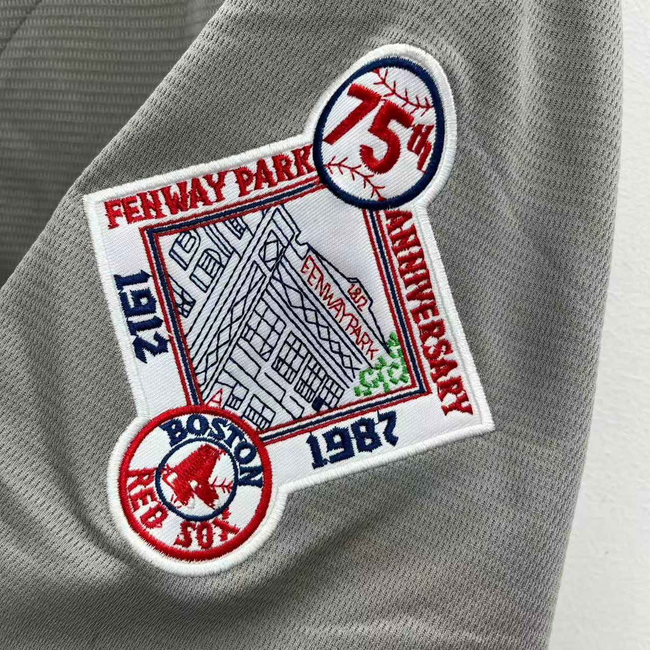 Mike Greenwell 1987 Boston Red Sox Official MLB Majestic Jersey