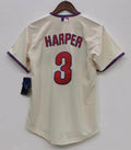 Bryce Harper Philadelphia Phillies Official MLB Nike Jersey cream
