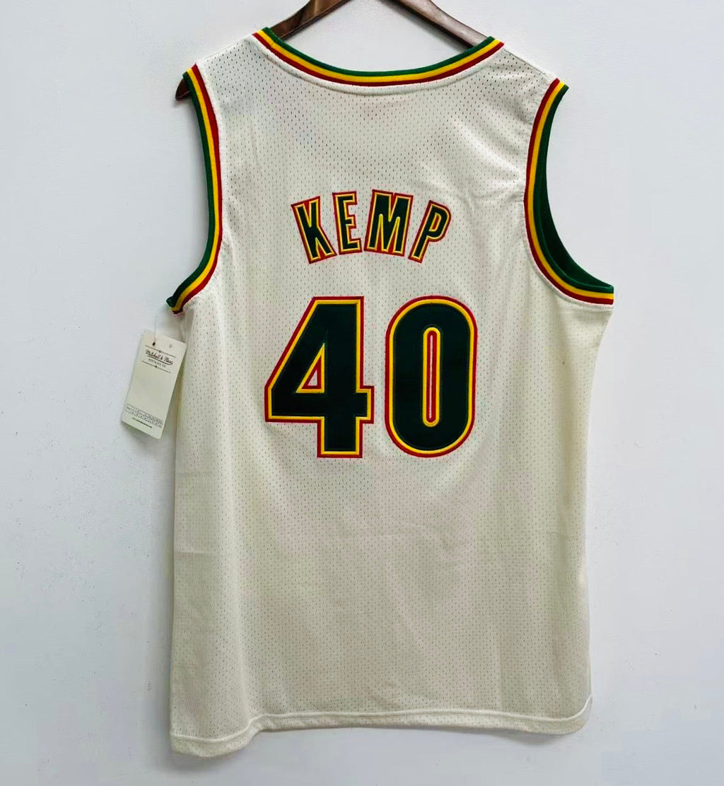 Shawn Kemp Seattle SuperSonics Official NBA Mitchell & Ness Jersey
