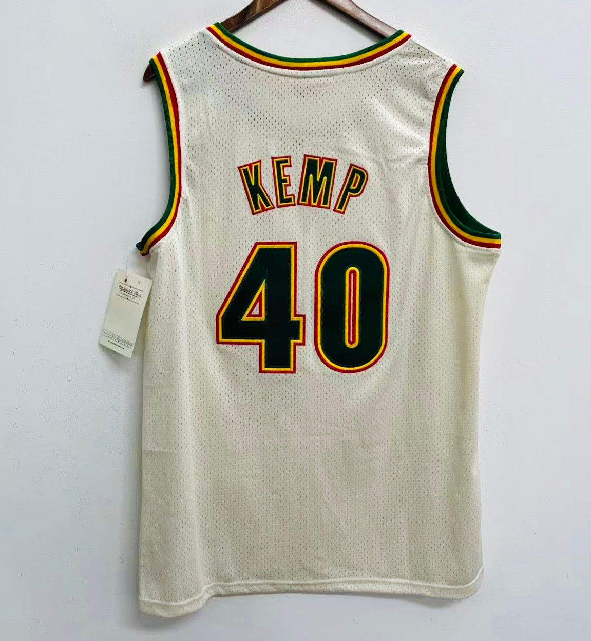 Shawn Kemp Seattle SuperSonics Official NBA Mitchell & Ness Jersey