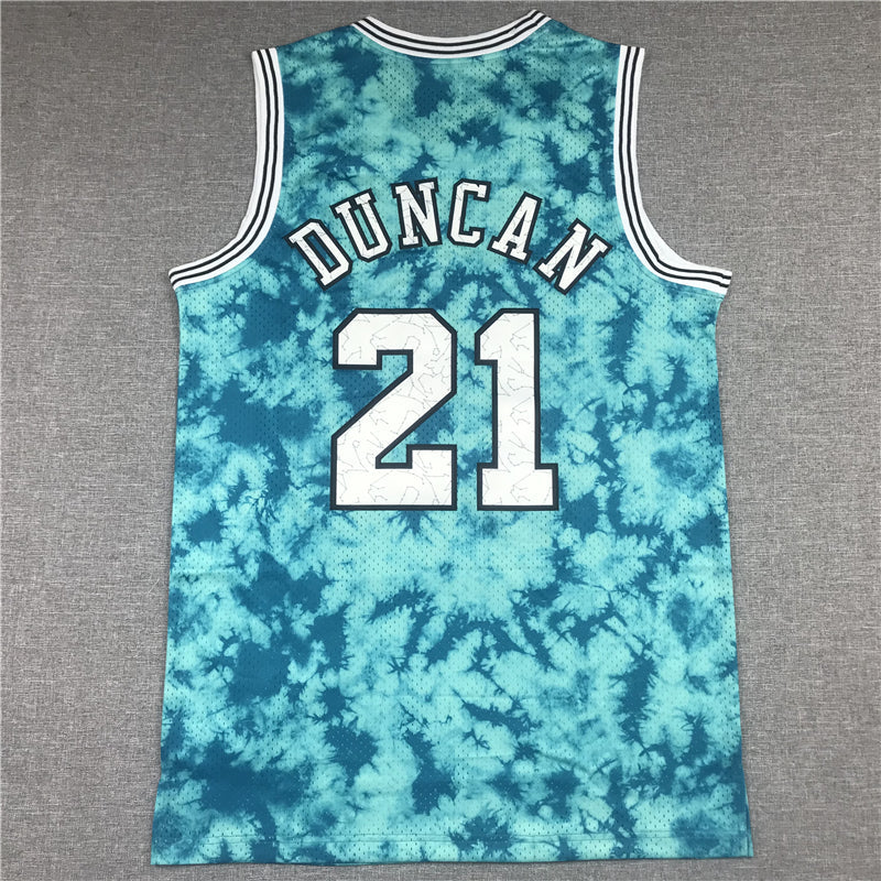 Tim Duncan San Antonio Spurs Jersey blue Mitchell & Ness