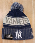 New York Yankees MLB New Era winter knit Hat with Pom Pom