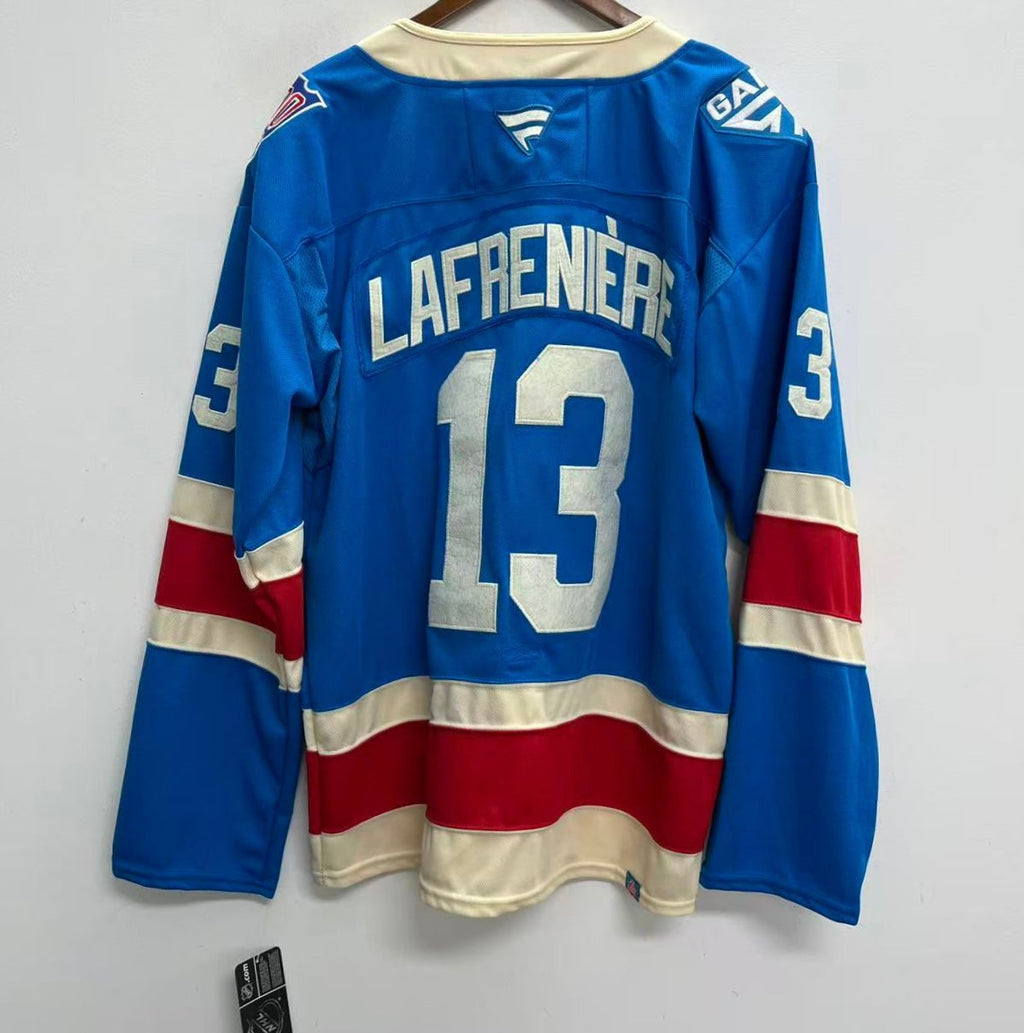 Alexis Lafreniere New York Rangers Fanatics Centennial Breakaway Jersey - Blue