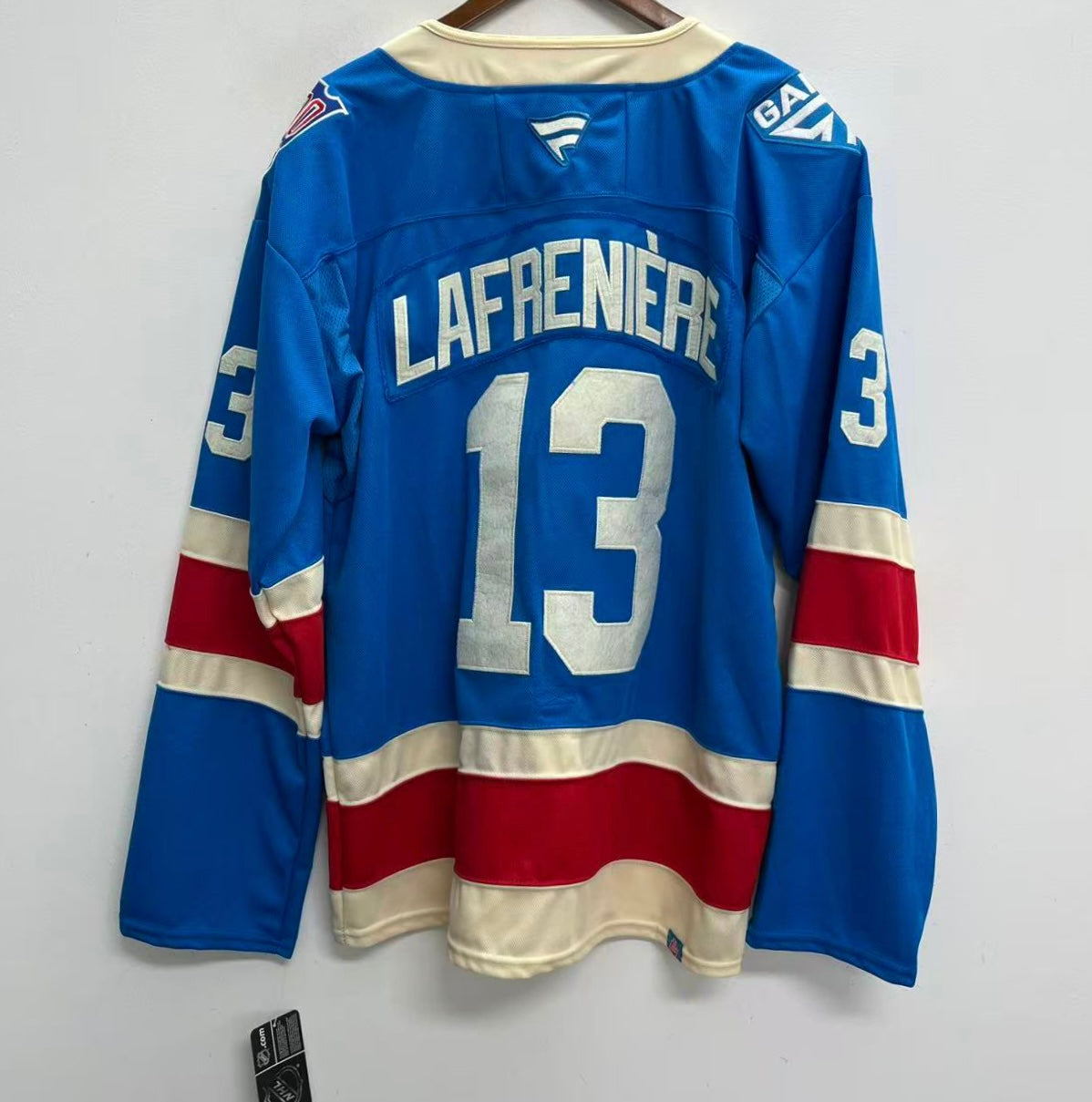 Alexis Lafreniere New York Rangers Fanatics Centennial Breakaway Jersey - Blue