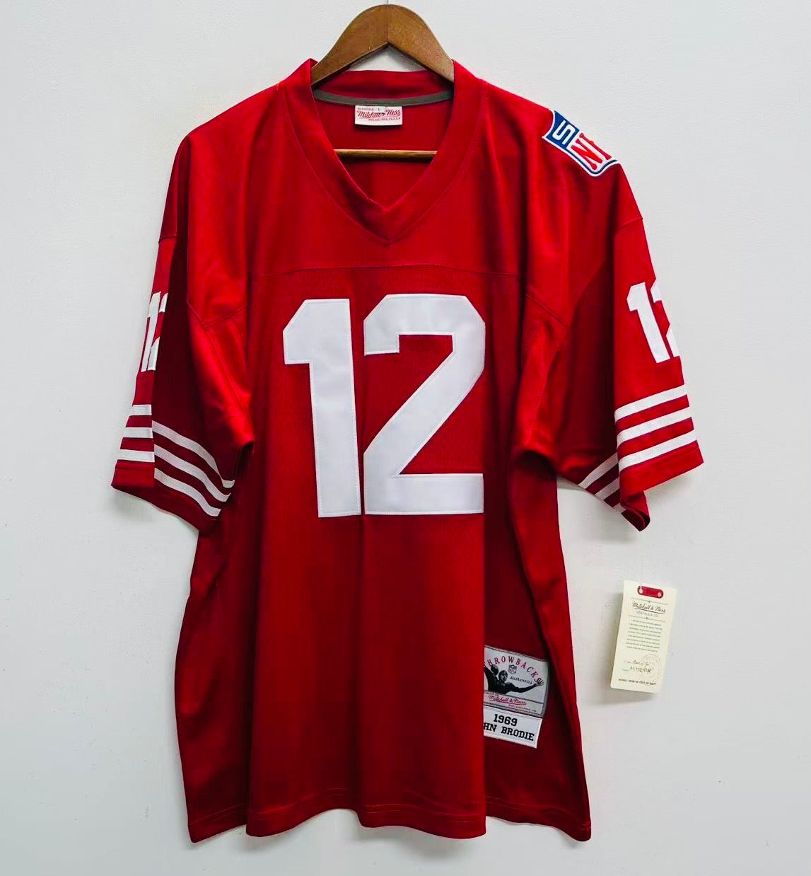 John Brodie 1969 San Francisco 49ers Mitchell & Ness jersey