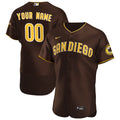 San Diego Padres Any Name and Number customized YOUTH KIDS Official MLB Nike Jersey brown