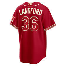 Wyatt Langford YOUTH KIDS Texas Rangers Official MLB Nike City Connect Limited Jersey