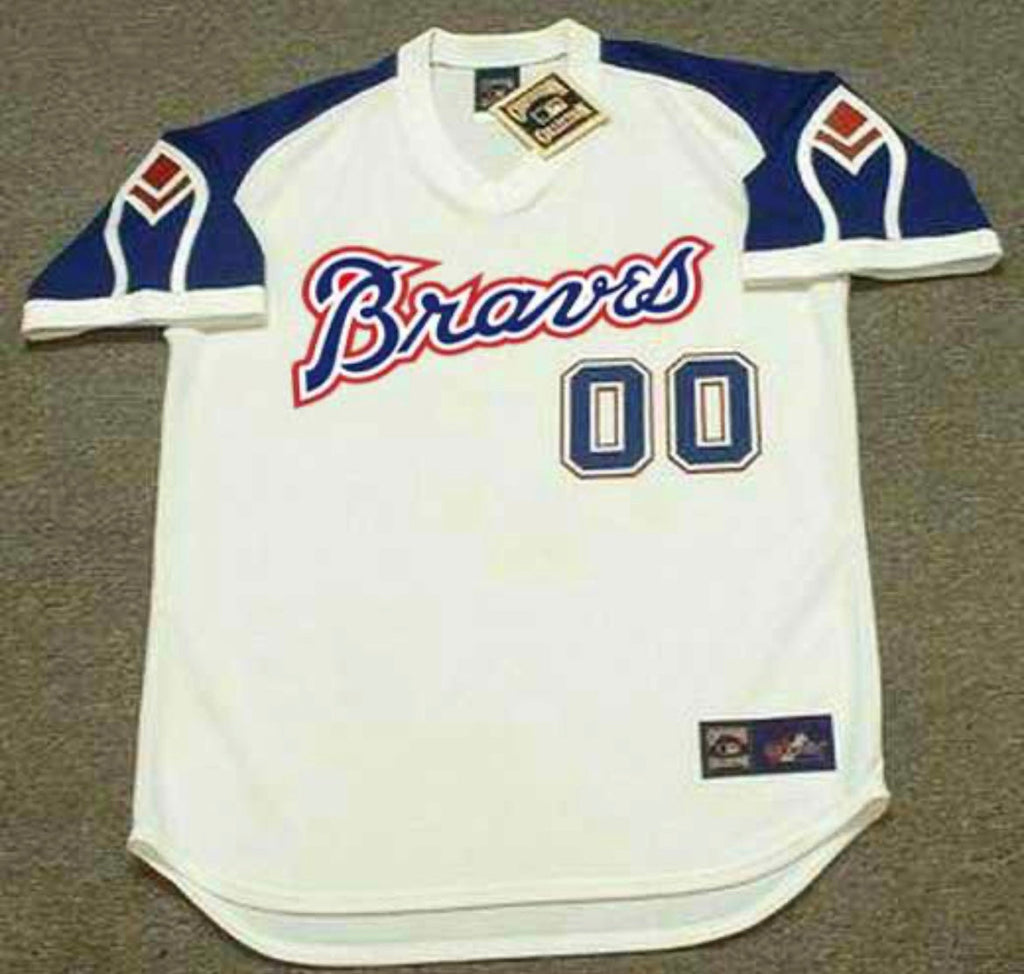 Any name & Number Custom 1970’s Atlanta Braves Official MLB Majestic Jersey
