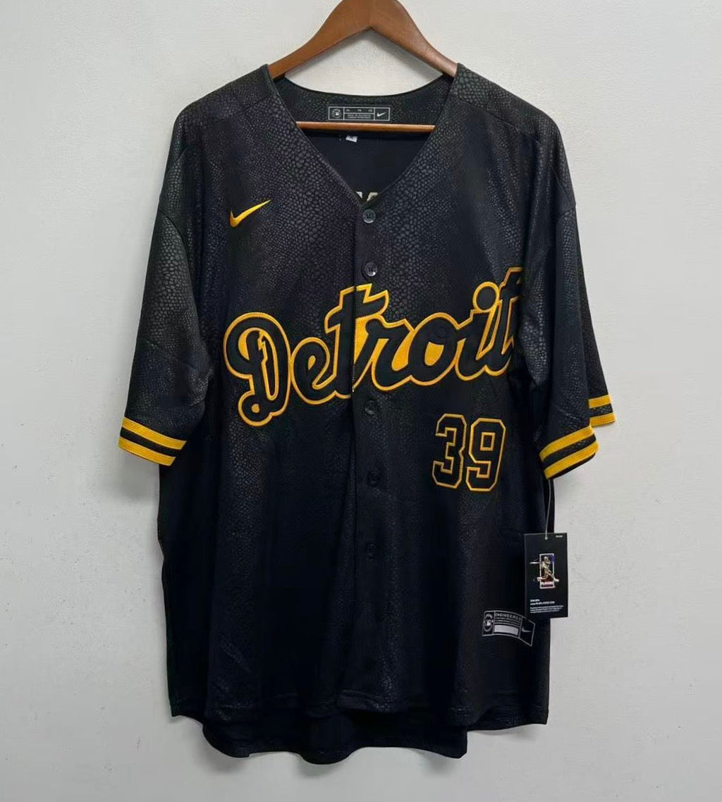 Zach McKinstry Detroit Tigers Official MLB Nike Jersey black