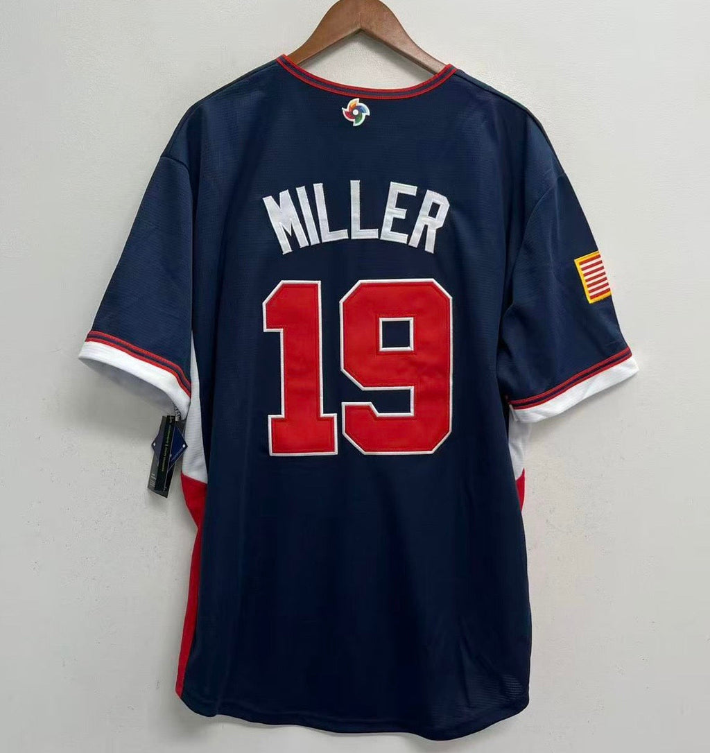Mason Miller YOUTH KIDS Official Team USA Nike Jersey blue
