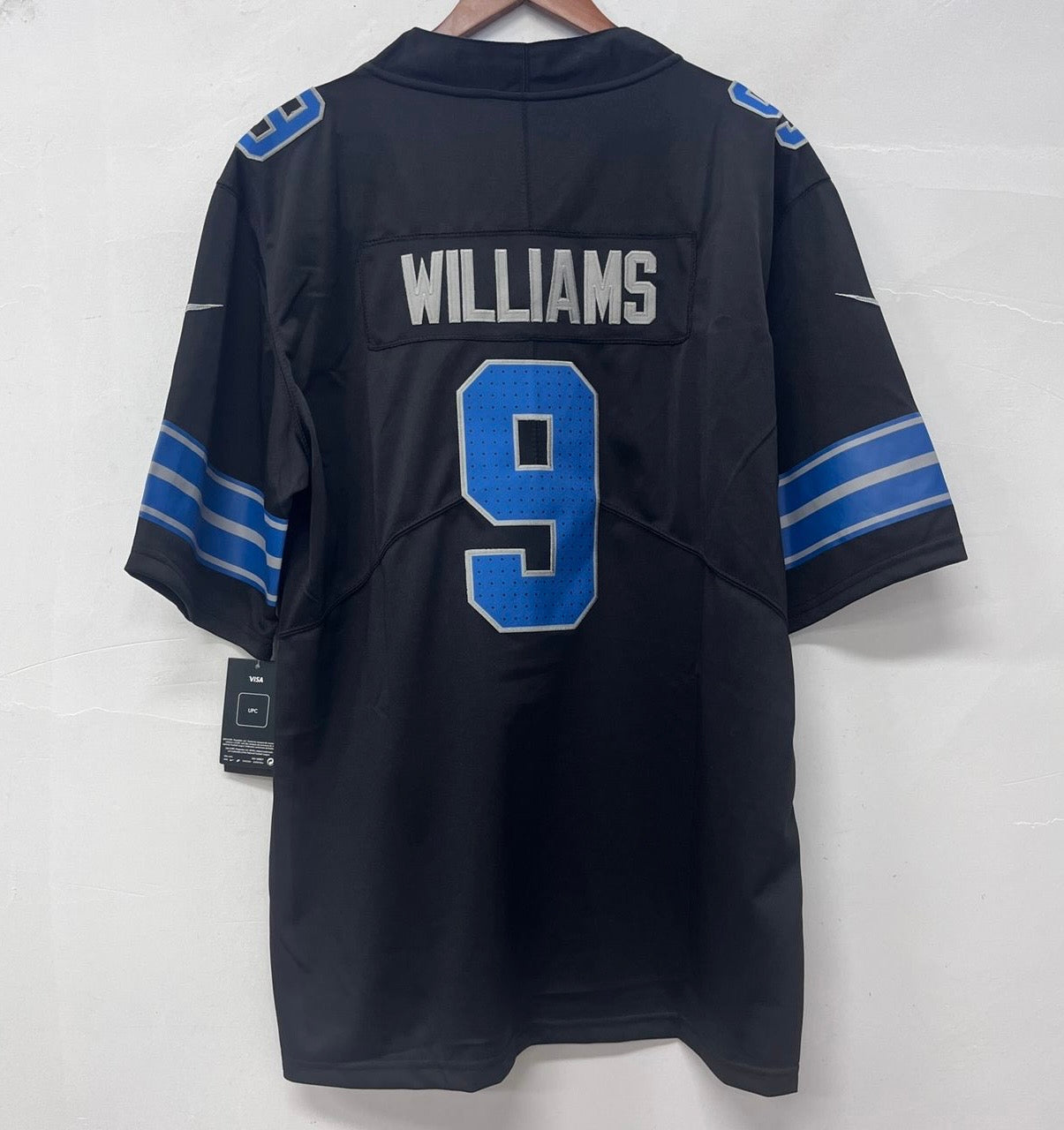 Jameson Williams Detroit Lions Official 2024 Nike Jersey black