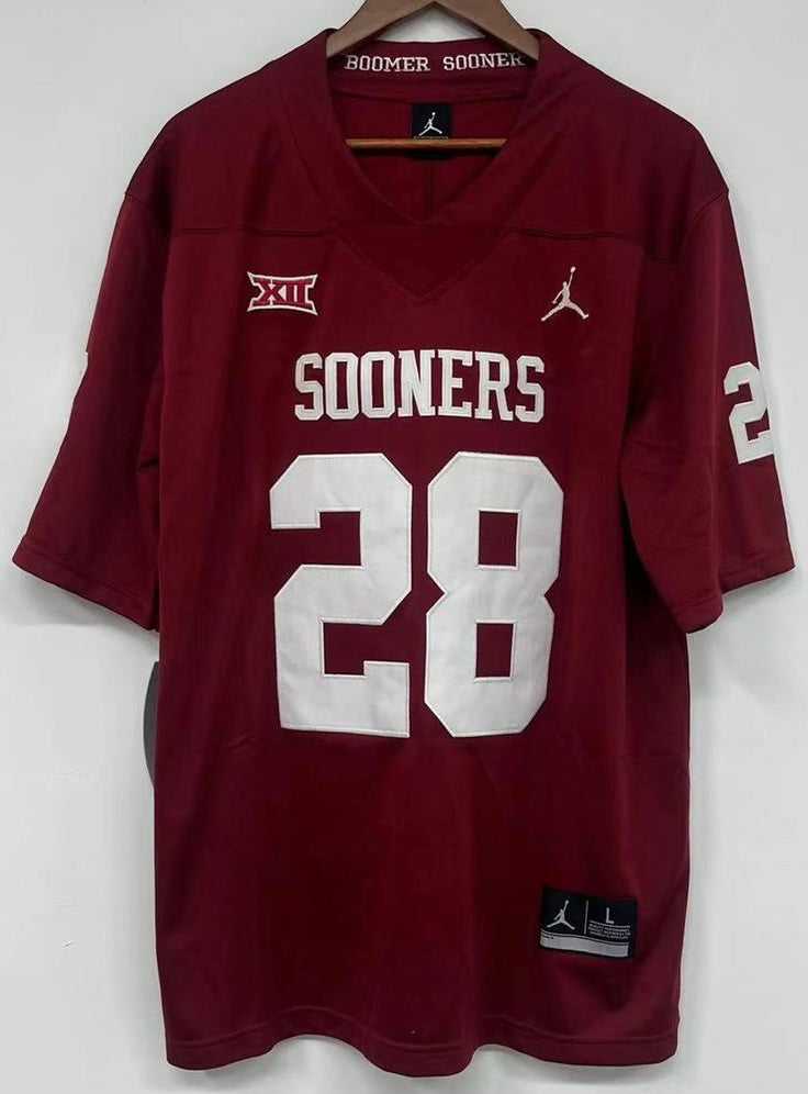 Adrian Peterson Oklahoma Sooners Official NCAA Jordan brand Jersey