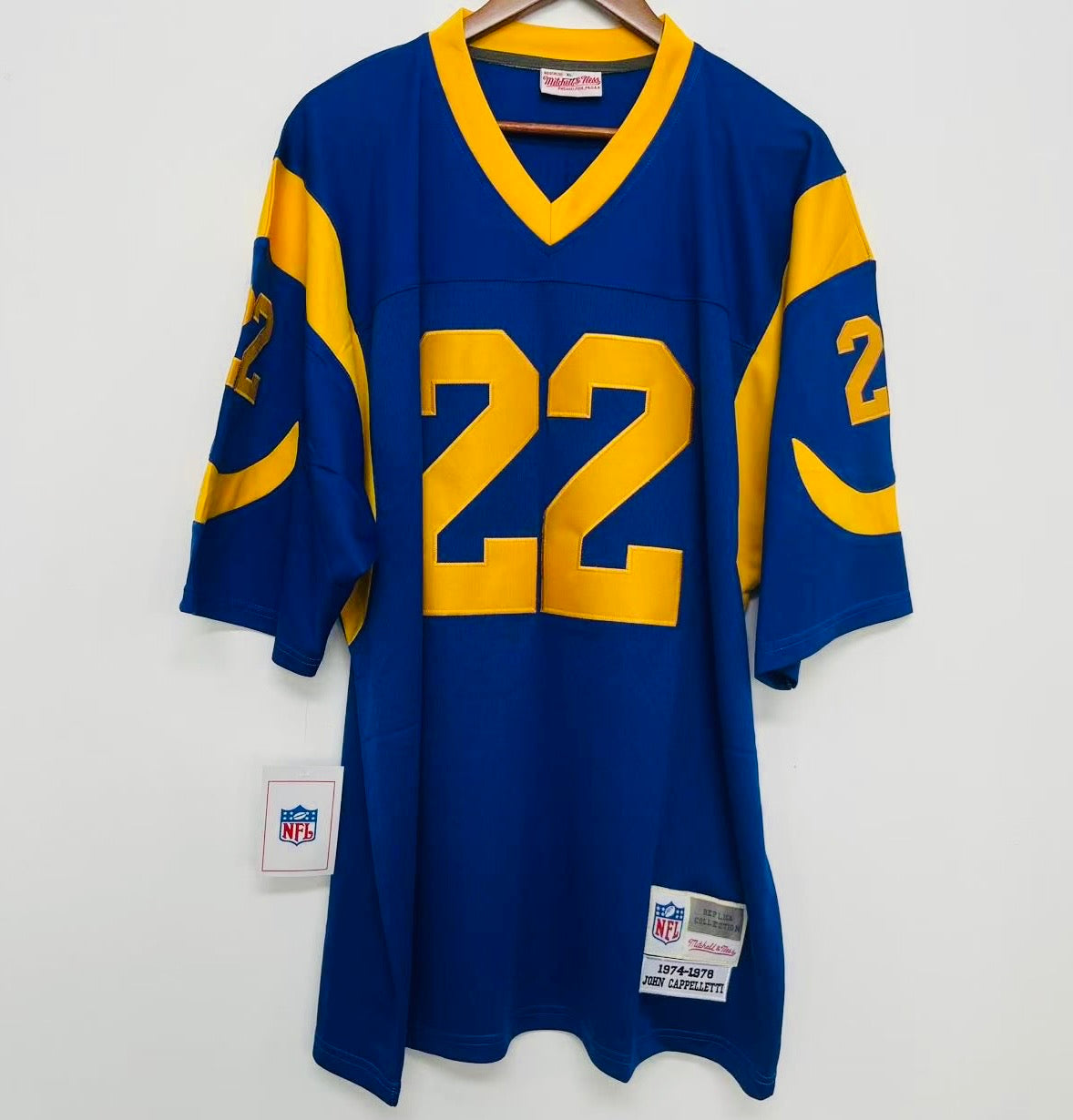 John Cappelletti Los Angeles Rams Official NFL Mitchell & Ness Jersey