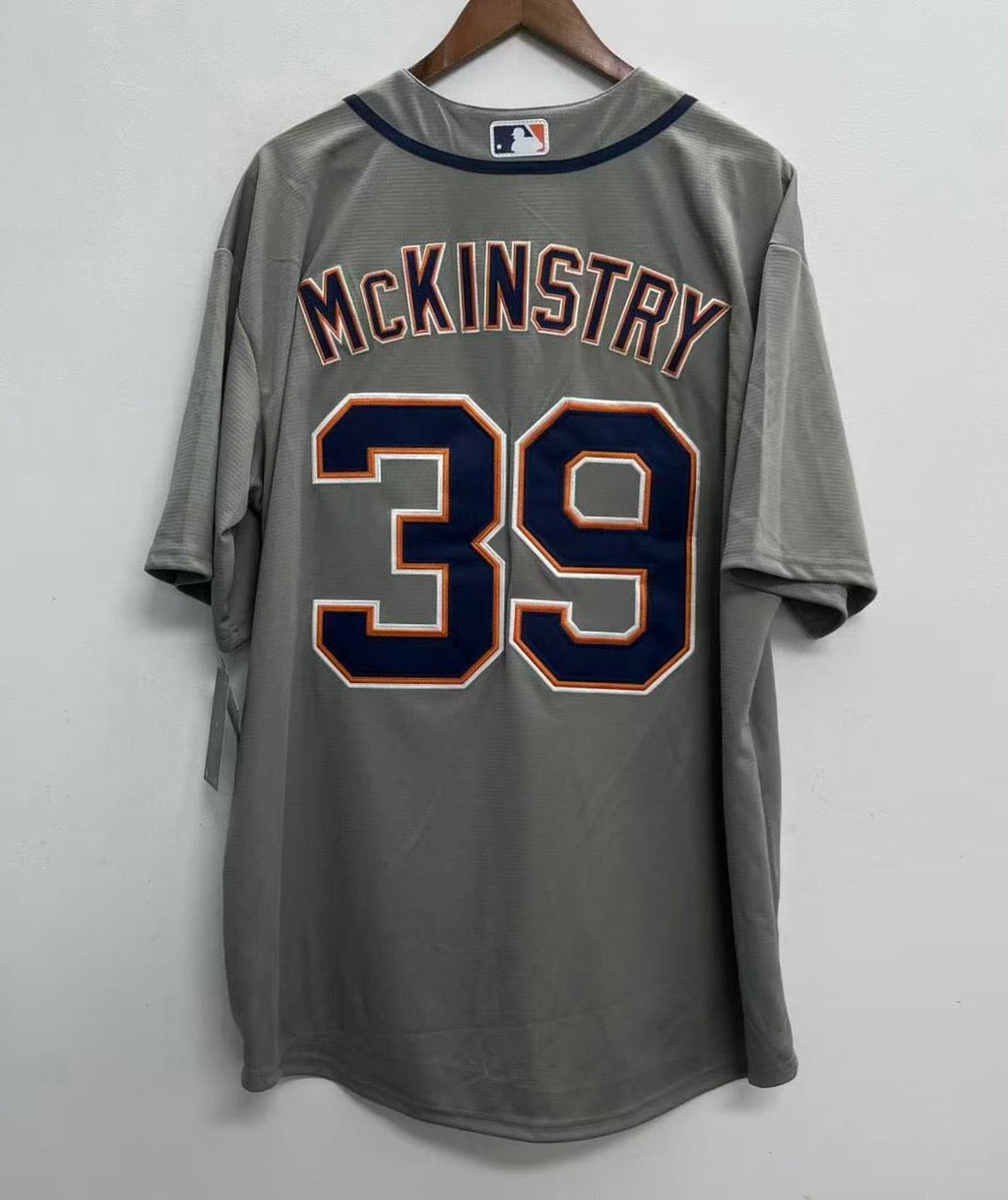Zach McKinstry Detroit Tigers Official MLB Nike Jersey gray