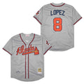 Javier Lopez 1995 Atlanta Braves Official MLB Mitchell & Ness Jersey