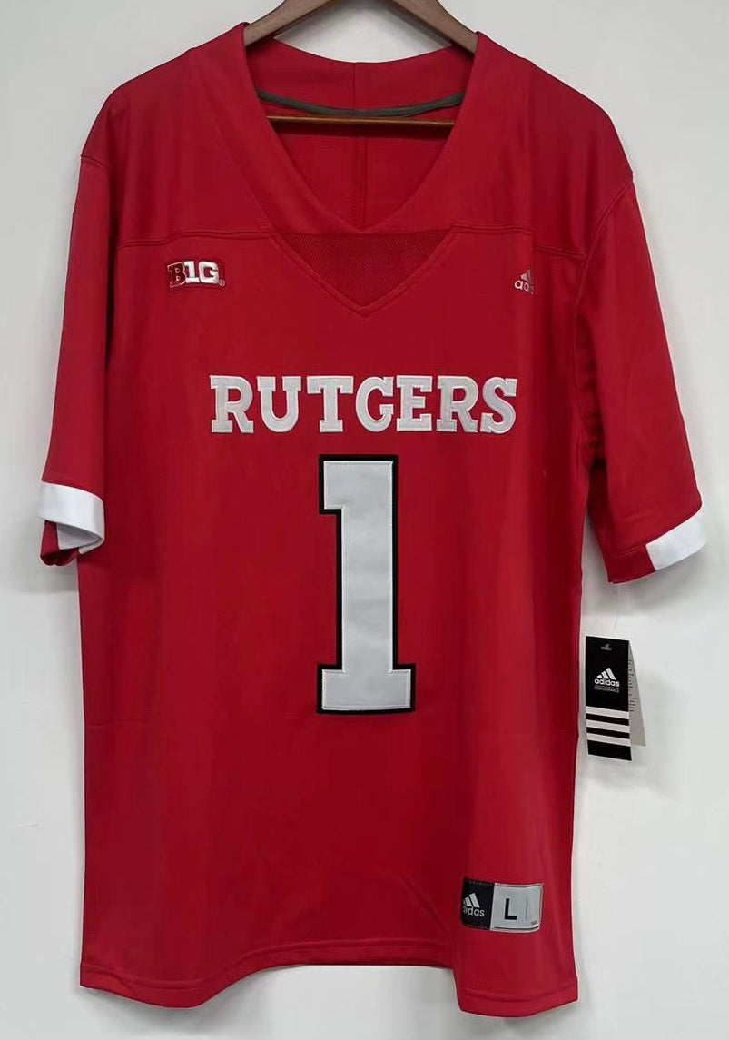 Isiah Pacheco Rutgers Scarlet Knights Official NCAA Adidas Jersey