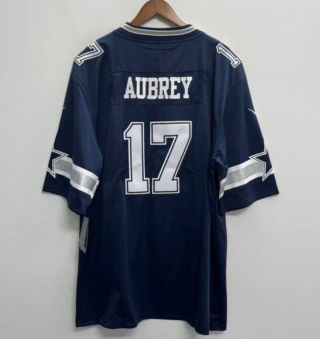 Brandon Aubrey Dallas Cowboys Official NFL Nike Jersey Navy blue