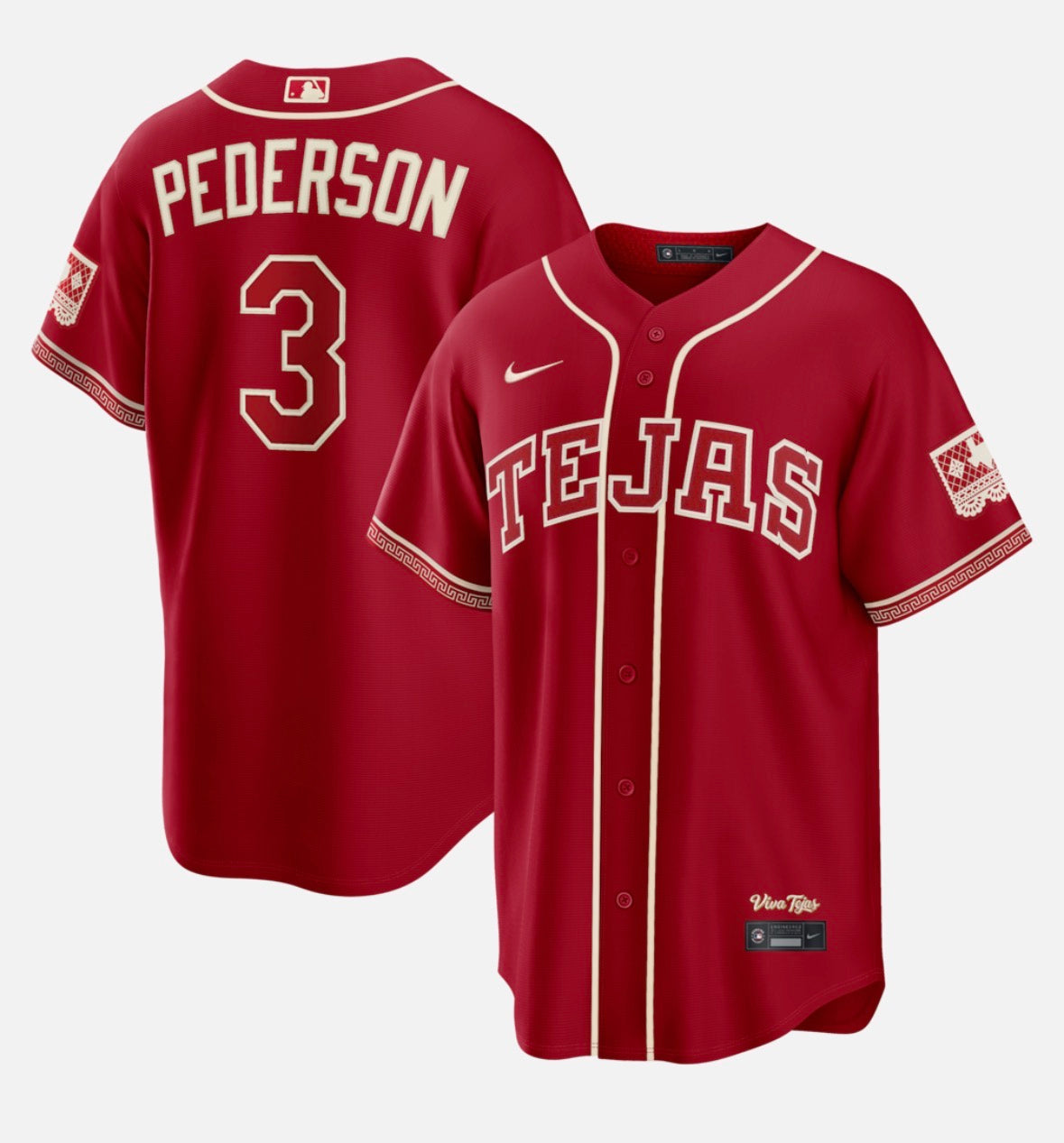 Joc Pederson YOUTH KIDS Texas Rangers Official MLB Nike City Connect Limited Jersey