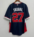 Tarik Skubal USA baseball YOUTH KIDS Official Nike Jersey blue