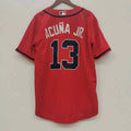 Ronald Acuña Jr. Atlanta Braves Official MLB Nike Jersey red