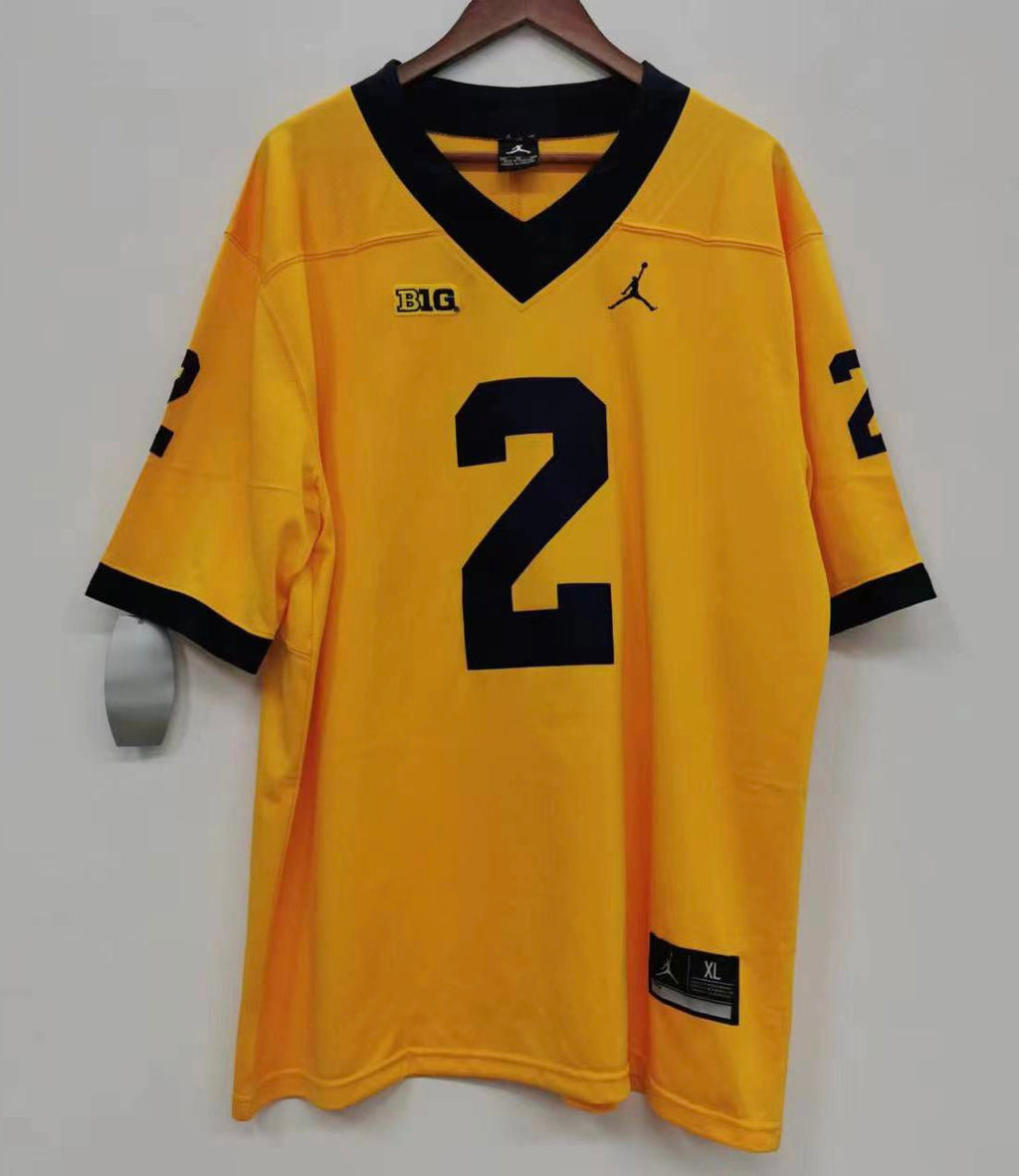 Blake Corum Michigan Wolverines Official NCAA Jersey yellow