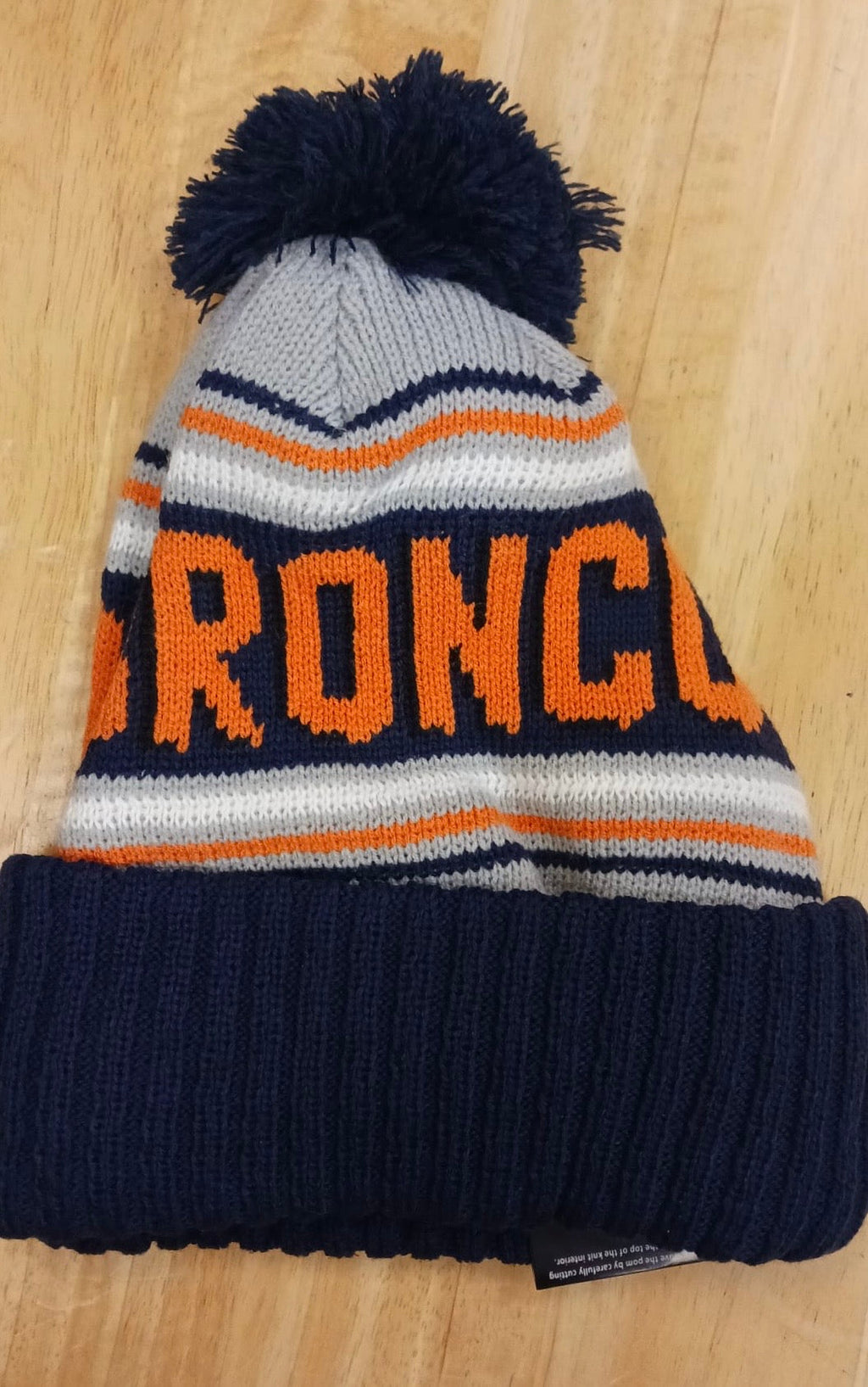 Denver Broncos NFL New Era winter Hat with Pom Pom
