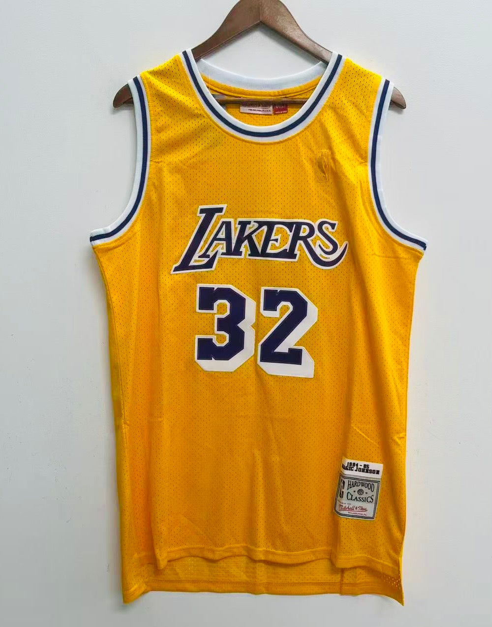 Magic Johnson Los Angeles Lakers Official NBA Mitchell & Ness Jersey