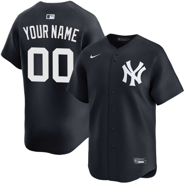 Any Name and Number customized YOUTH New York Yankees Official MLB Nike jersey dark blue