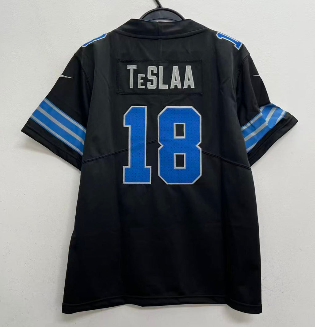 Isaac TeSlaa YOUTH KIDS Detroit Lions Official NFL Nike Jersey black
