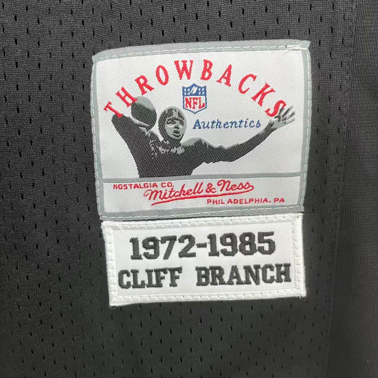 Cliff Branch Oakland Raiders Official NFL Mitchell & Ness Jersey