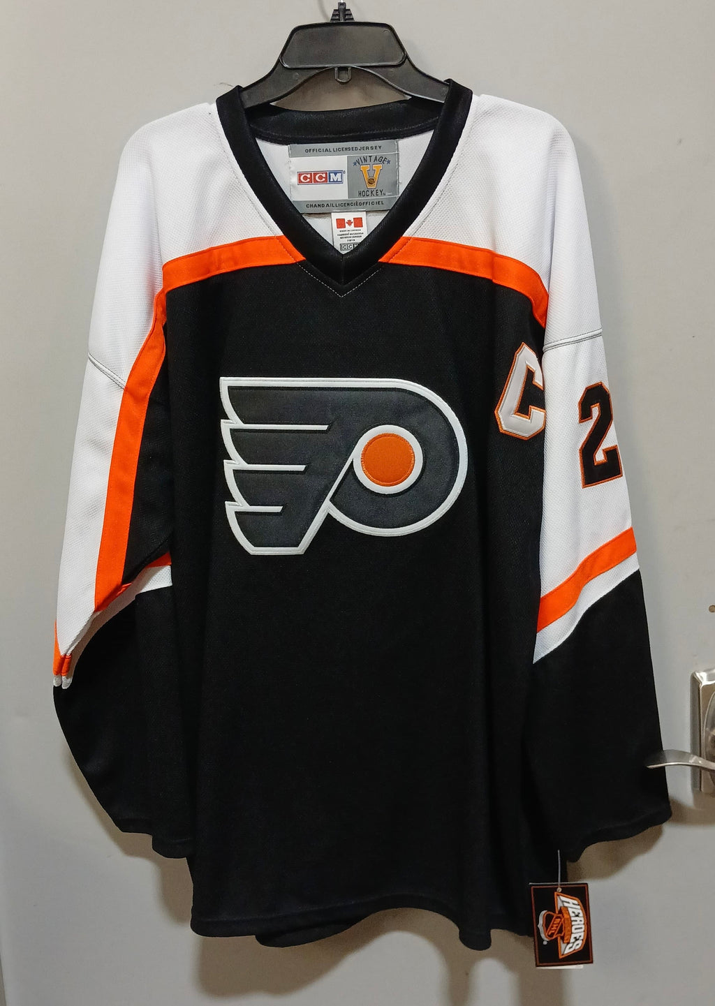 Peter Forsberg Philadelphia Flyers Official NHL Jersey CCM orange outline