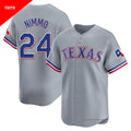Brandon Nimmo YOUTH KIDS Texas Rangers Official MLB Nike Jersey gray