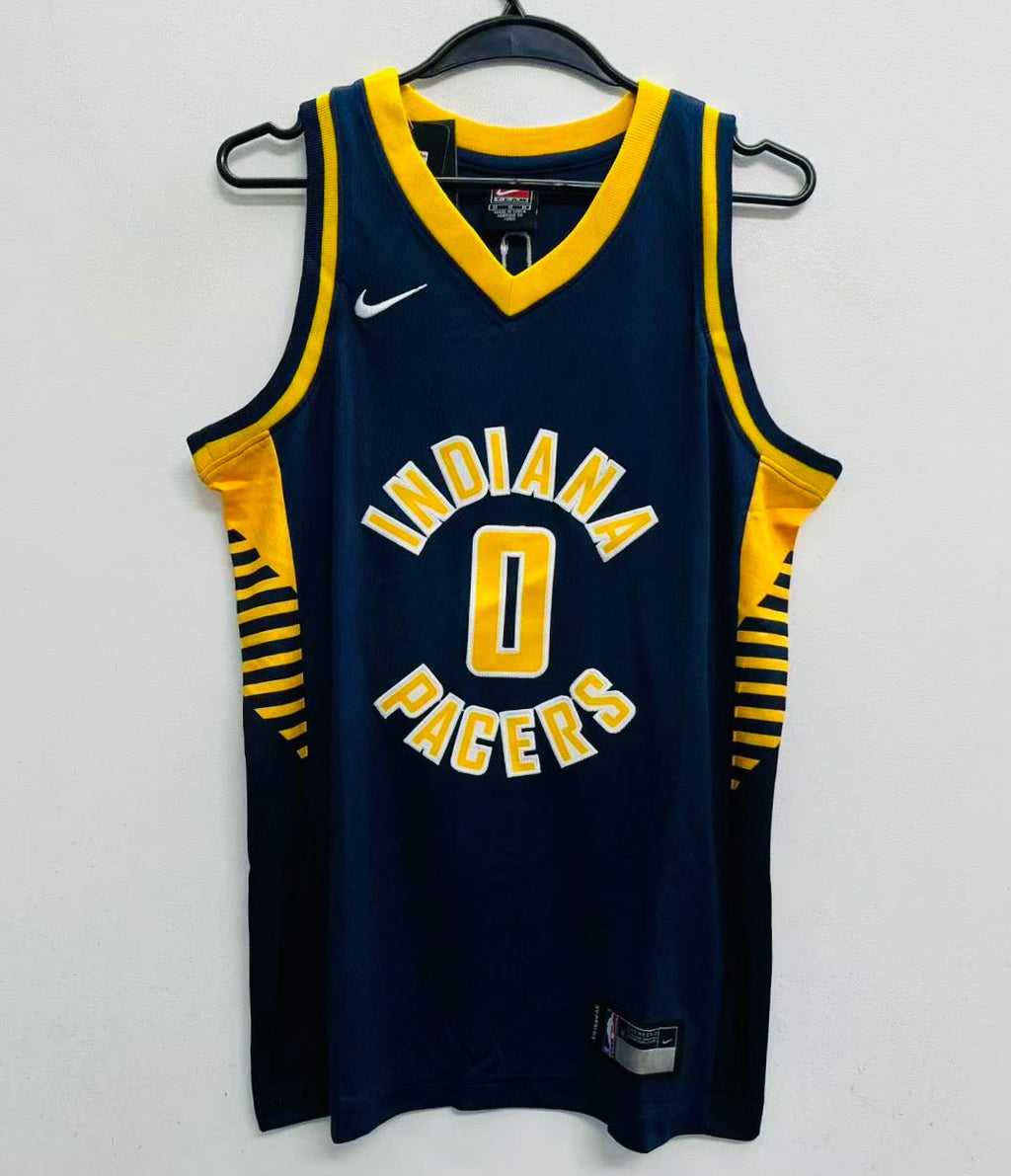 Tyrese Haliburton YOUTH KIDS Official NBA Nike Jersey blue