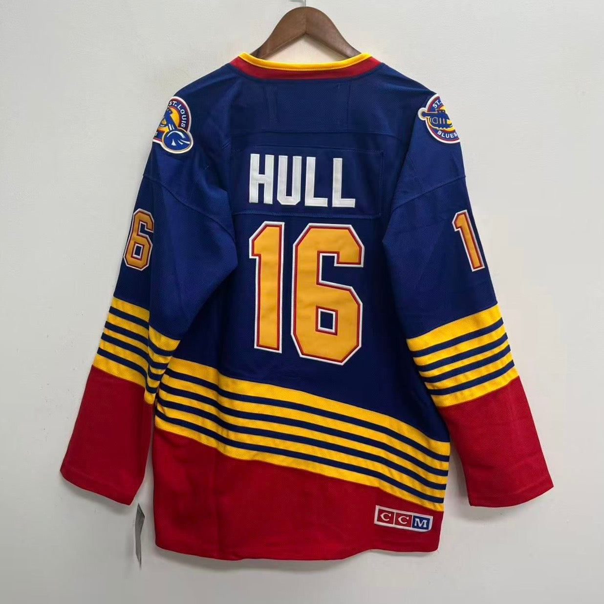 Brett Hull St. Louis Blues Official NHL CCM Jersey blue