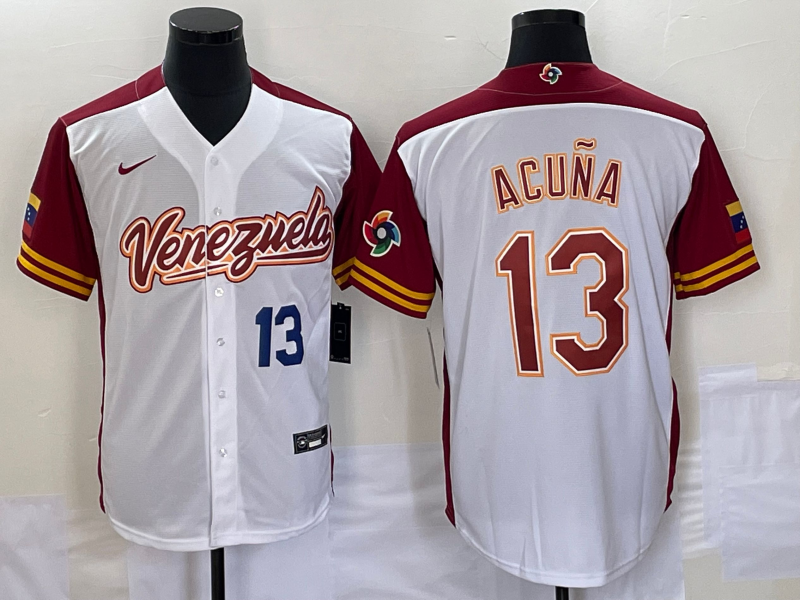 Ronald Acuña Jr. Venezuela Official Nike Jersey