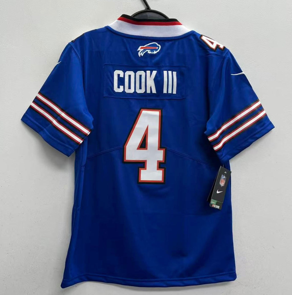 James Cook Buffalo Bills YOUTH KIDS Official NFL Nike Jersey