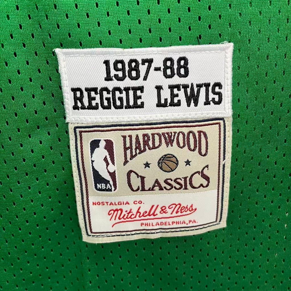 Reggie Lewis Boston Celtics Official NBA Jersey Mitchell & Ness