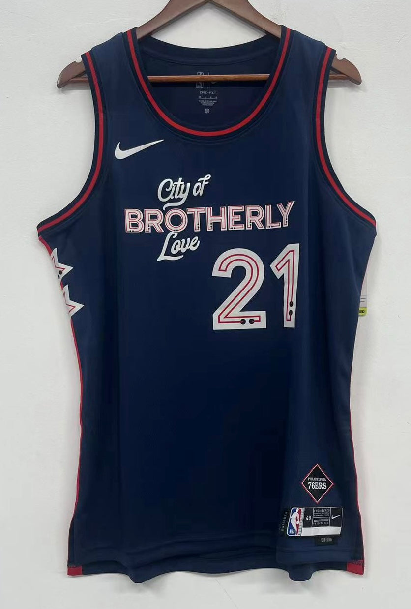 Joel Embiid Philadelphia 76ers Jersey Nike