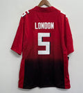 Drake London Atlanta Falcons Official NFL Nike Jersey red