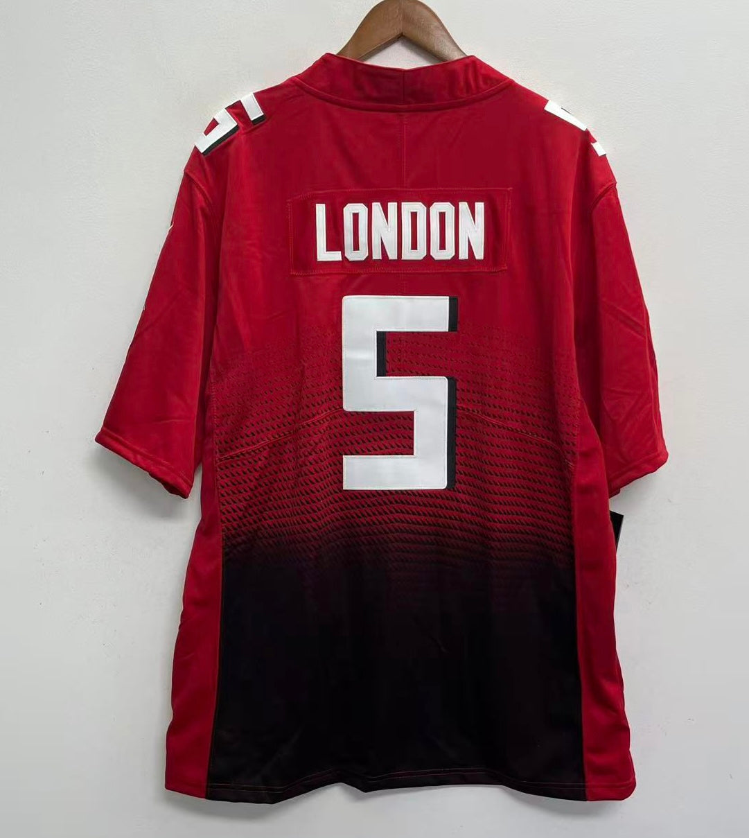 Drake London Atlanta Falcons Official NFL Nike Jersey red